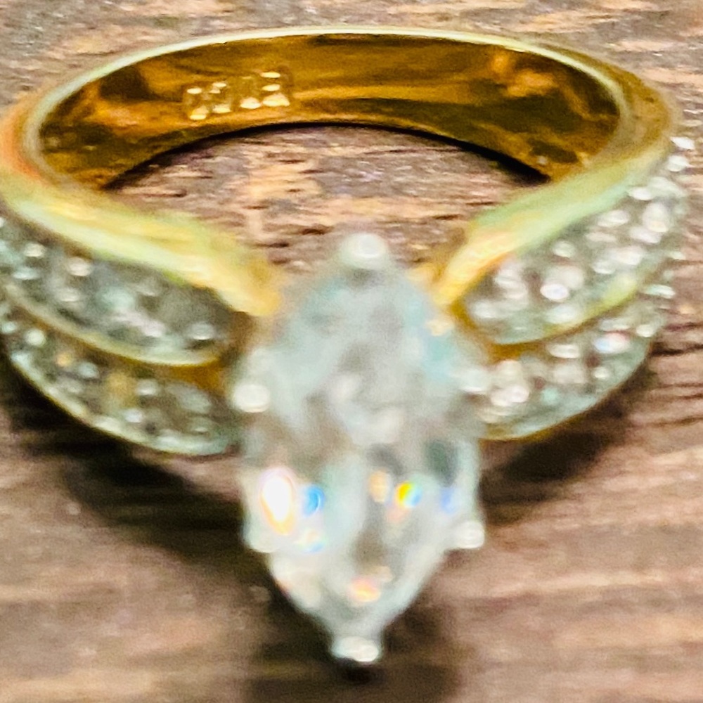Gold filled CZ ring